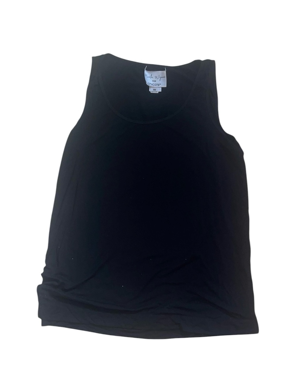 Chico's Black Scoop Neck Tank